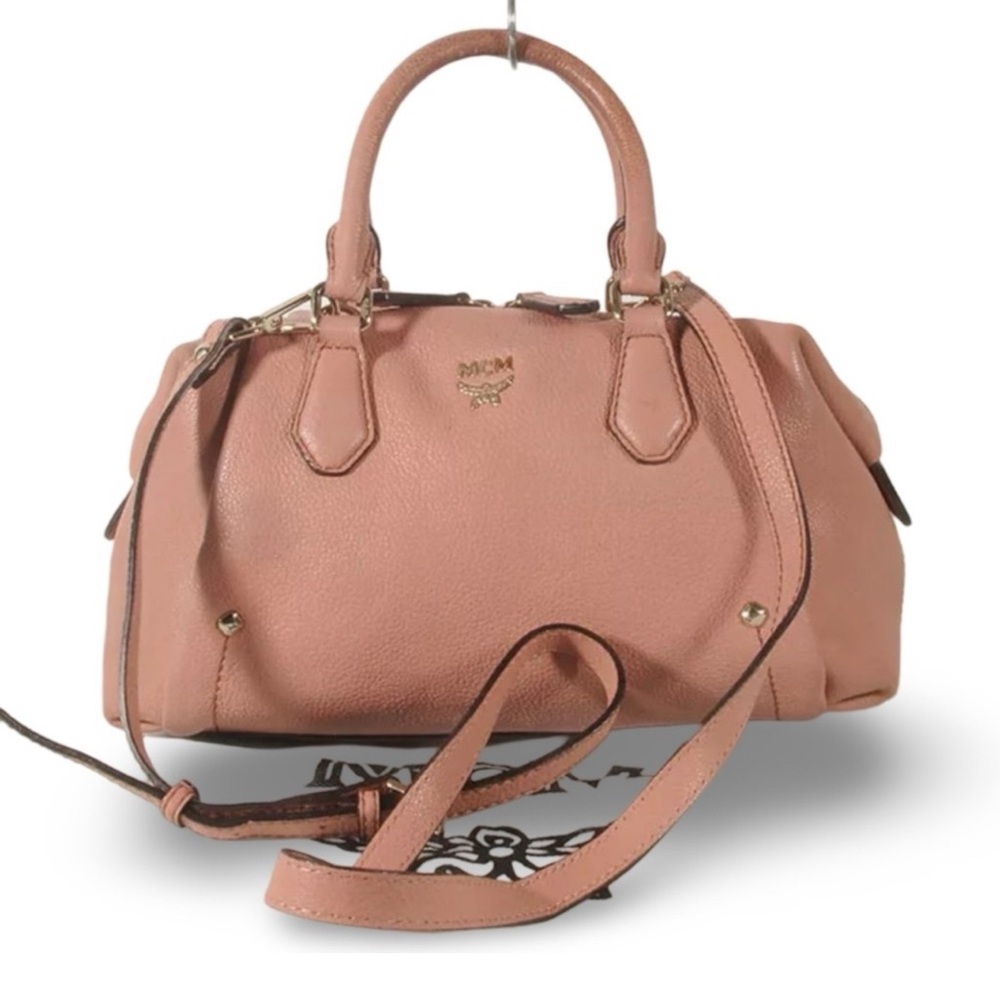MCM Pink Leather Women's Bag